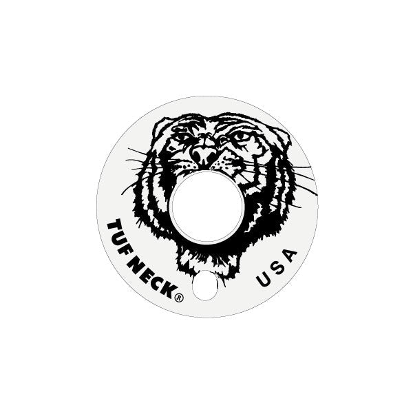 Tuf - neck - Black on clear chainring decal - Bmx Products AU