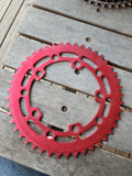 TUFNECK - 45T Chainwheel in Red - USED (5) - Bmx Products AU