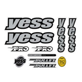 YESS - Pro Silver Bullet decal set - old school bmx - Bmx Products AU