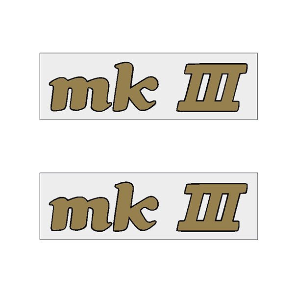 Apollo - MK III decals - BLACK GOLD - old school bmx - Bmx Products AU