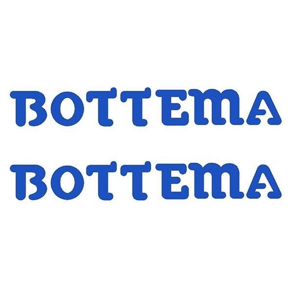 Bottema - DIE CUT fork decals - BLUE - Old school bmx - Bmx Products AU