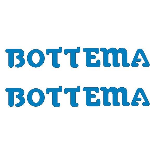 Bottema - DIE CUT fork decals - LIGHT BLUE - Old school bmx - Bmx Products AU