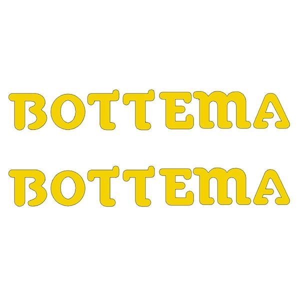 Bottema - DIE CUT fork decals - YELLOW - Old school bmx - Bmx Products AU