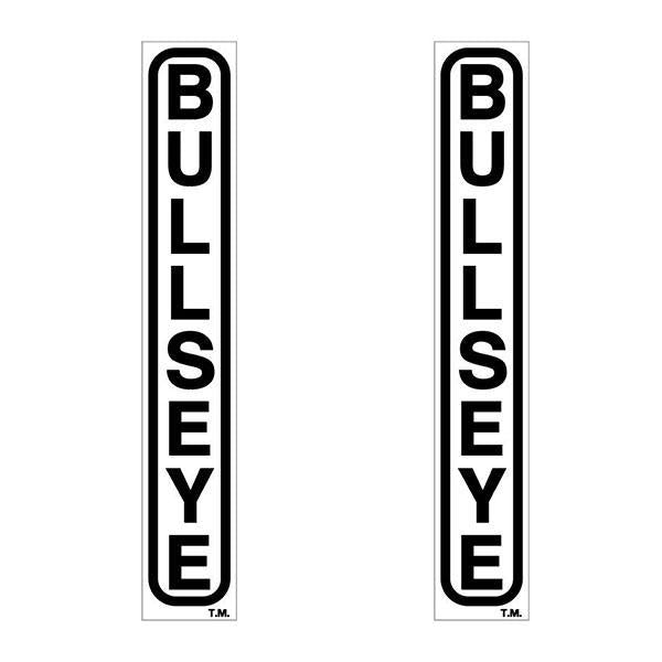 Bullseye Gen 2 BLACK crank decals - Old school bmx - Bmx Products AU