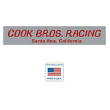 Cook Bros. RED fork decals with FLAG - Old school bmx - Bmx Products AU
