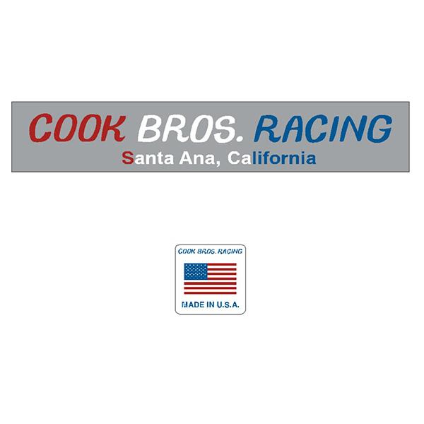 Cook Bros. RED, WHITE & BLUE fork decals with FLAG - Old school bmx - Bmx Products AU