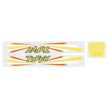 Crossrider - TUFFY 16" bmx decal set with white - Old school bmx - Bmx Products AU