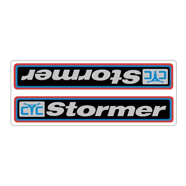 CYC - STORMER down tube decal - old school bmx - Bmx Products AU