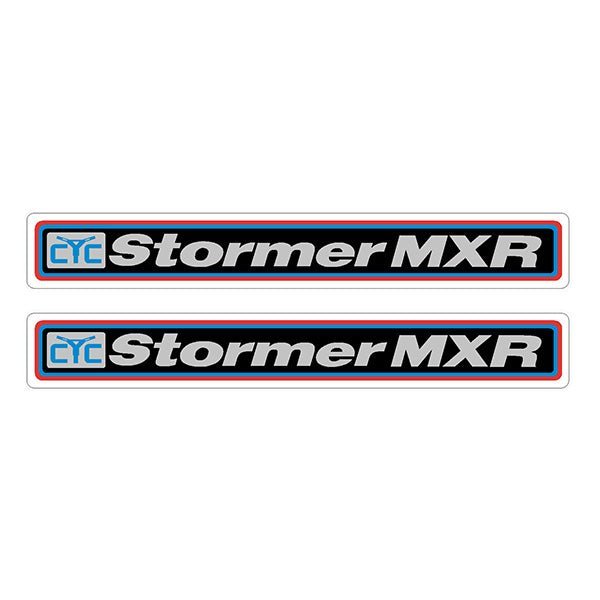 CYC - STORMER MXR fork decals - old school bmx - Bmx Products AU