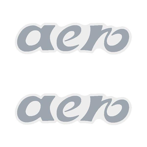 Generic - AERO Seat CHROME decal set - Old school bmx - Bmx Products AU