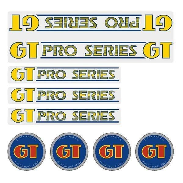 GT - 1984 - 85 Pro Series - Clear - decal set - Old school bmx - Bmx Products AU