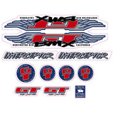 GT - 1993 Interceptor - for yellow frame - decal set - Old school bmx - Bmx Products AU