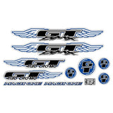 GT - 1997 Mach One - for blue frame decal set - Old school bmx - Bmx Products AU