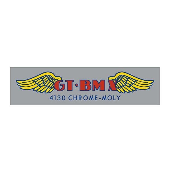 GT - 4130 chrome - bar decal - Old school bmx - Bmx Products AU