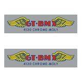 GT - 4130 chrome - fork decal set - Old school bmx - Bmx Products AU