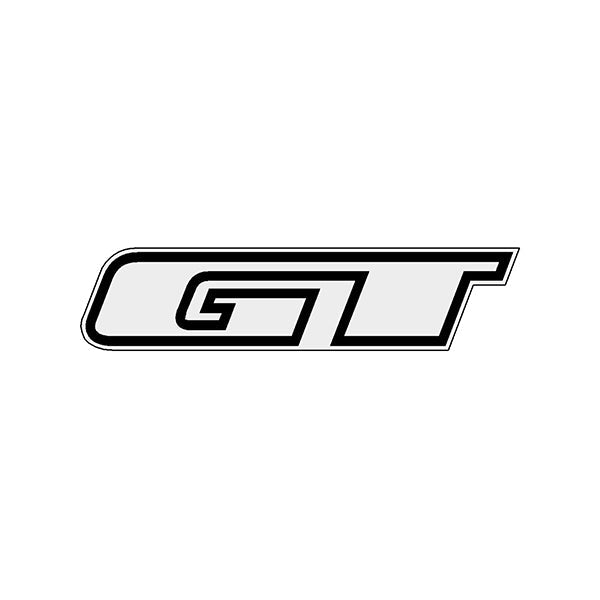 GT - Mallet stem - Black on clear decal - Old school bmx - Bmx Products AU