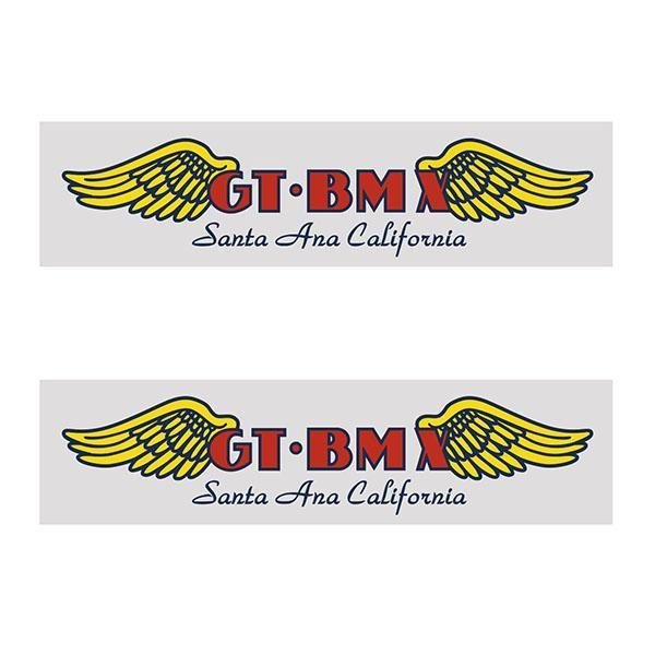 GT - Santa Ana chrome - fork decals - Old school bmx - Bmx Products AU