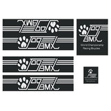 Jag (post mongoose) black chrome Decal set - Old school bmx - Bmx Products AU