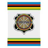 Madison - Seat tube decal - SHIELD - SHORT - CLEAR - old school bmx - Bmx Products AU