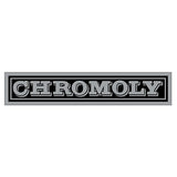 Madison - Top tube decal - CHROMOLY - SILVER PRISM - old school bmx - Bmx Products AU