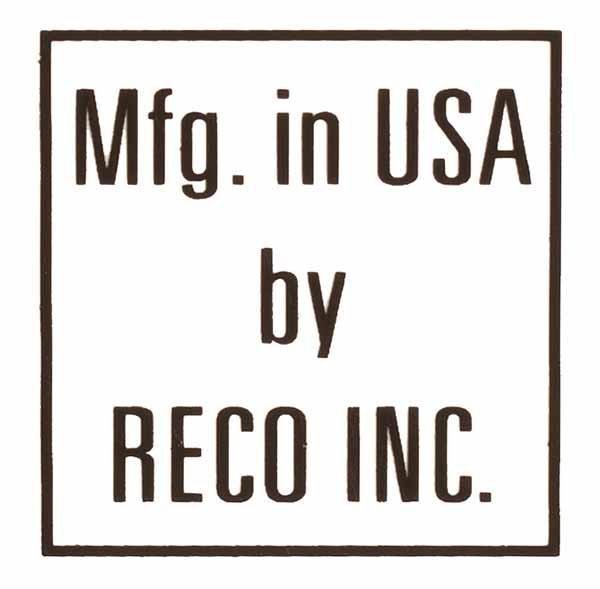Mongoose - 1975 - 76 Reco seat tube decal - Old school bmx - Bmx Products AU