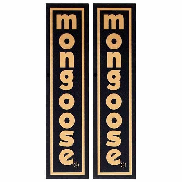 Mongoose - 1981 - 83 Fork Black Decal set - Old school bmx - Bmx Products AU