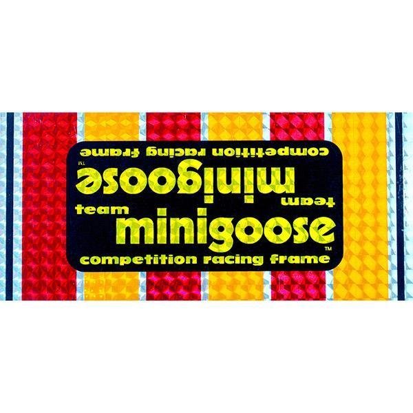Mongoose - 1981 Team Minigoose - prism Decal set - Old school bmx - Bmx Products AU