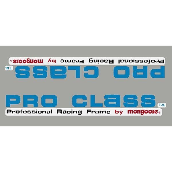 Mongoose - 1983 - 84 Pro Class with white Down tube decal - Old school bmx - Bmx Products AU
