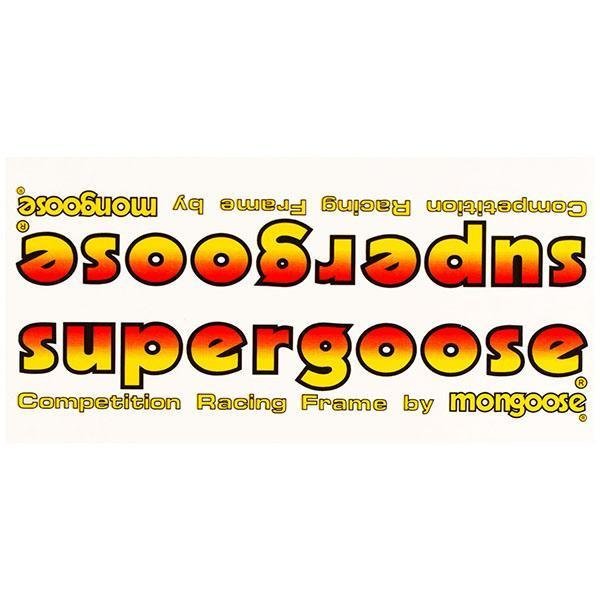 Mongoose - 1983 - 84 Supergoose II Decal set - Old school bmx - Bmx Products AU