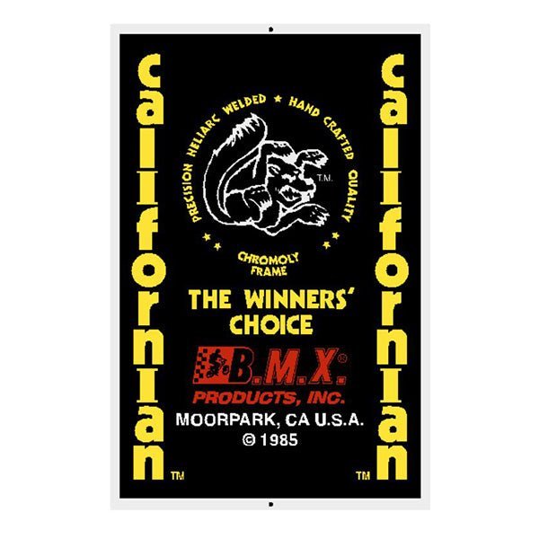 Mongoose - 1985 Californian "Red" Decal set - Old school bmx - Bmx Products AU