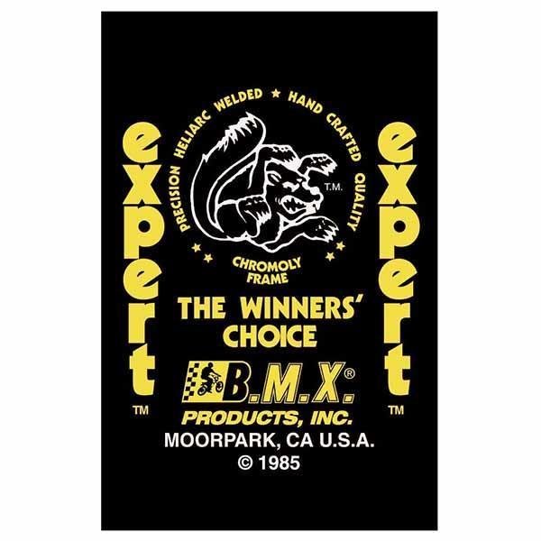 Mongoose - 1985 Expert with yellow seat tube decal - Old school bmx - Bmx Products AU