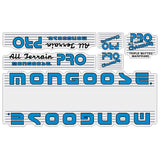 Mongoose - 1986 ATB PRO - Blue Decal set - old school bmx - Bmx Products AU