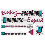 Mongoose - 1988 Expert for chrome frame Decal set - old school bmx - Bmx Products AU