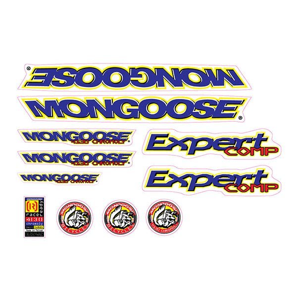 Mongoose - 1997 Expert Comp - Decal set - old school bmx - Bmx Products AU
