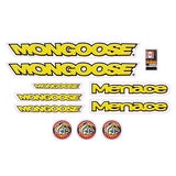 Mongoose - 1997 Menace - Decal set - old school bmx - Bmx Products AU