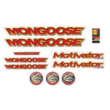 Mongoose - 1997 Motivator Mini Decal set - old school bmx - Bmx Products AU