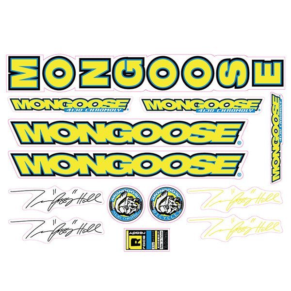Mongoose - 1998 Fuzz - Decal set - old school bmx - Bmx Products AU