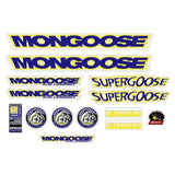 Mongoose - 1998 Supergoose for Black frame - Decal set - old school bmx - Bmx Products AU