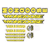 Mongoose - 1998 Villain for Green frame - Decal set - old school bmx - Bmx Products AU