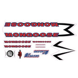 Mongoose - 1999 25th Anniversary Menace - Decal set - old school bmx - Bmx Products AU