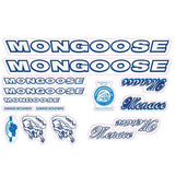 Mongoose - 1999 Menace - Blue White - Decal set - old school bmx - Bmx Products AU