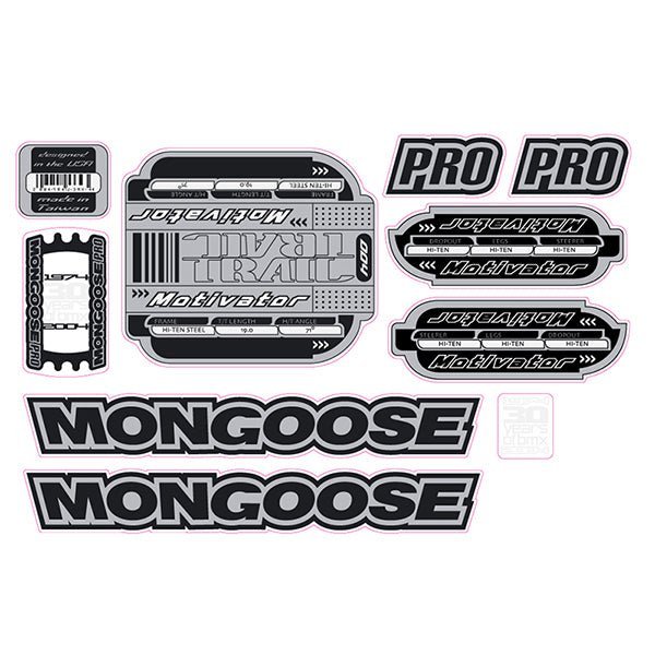 Mongoose - 2004 Motivator - Decal set - old school bmx - Bmx Products AU