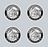 Mongoose - Mid school seat clamp BLACK decals - old school bmx - Bmx Products AU