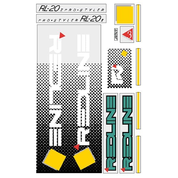Redline - 1985 RL20II for Teal frame Decal set - Old school bmx - Bmx Products AU