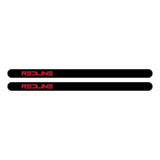 Redline Gen 3 Black with red logo - Flight crank decal set - Old school bmx - Bmx Products AU