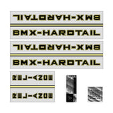 Reliance - Hardtail - Black decal set - old school bmx - Bmx Products AU