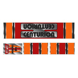 R&R - CENTURION Orange - bmx decal set - old school bmx - Bmx Products AU