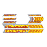 Scorpion BMX - Gen 2 - Cal - Facet decal set - Old school bmx - Bmx Products AU