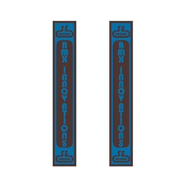 SE Racing - 80'S BMX Innovations fork decal set - Gen 1 BLUE - Old school bmx - Bmx Products AU