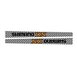 Shimano DX Crank decal set - BLACK - old school bmx - Bmx Products AU